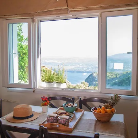 Landhaus Lorantina Luxury Sea View House With Starlink Wifi Near Barbati & Ipsos