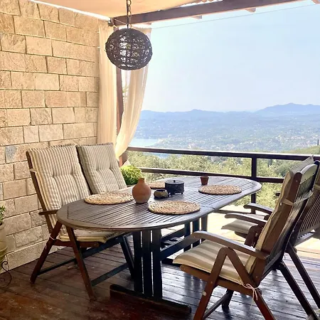 Casa di campagna Lorantina Luxury Sea View House With Starlink Wifi Near Barbati & Ipsos Spartylas