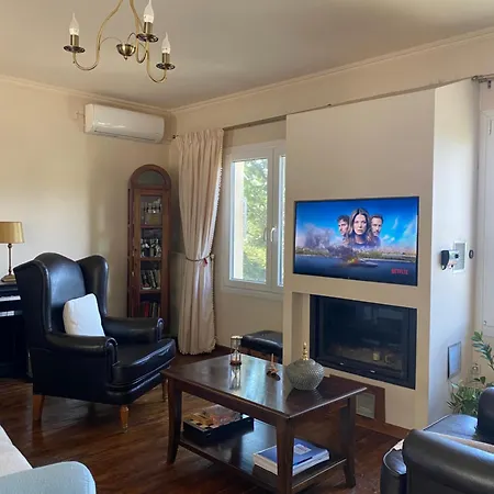 Lorantina Luxury Sea View House With Starlink Wifi Near Barbati & Ipsos Spartylas