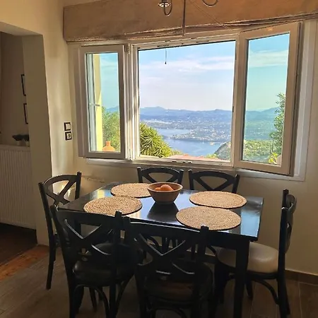 Lorantina Luxury Sea View House With Starlink Wifi Near Barbati & Ipsos * Spartylas
