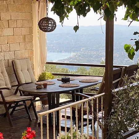 Lorantina Luxury Sea View House With Starlink Wifi Near Barbati & Ipsos Landsted *