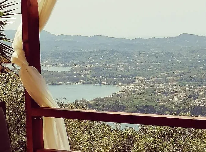 Lorantina Luxury Sea View House With Starlink Wifi Near Barbati & Ipsos * Spartylas