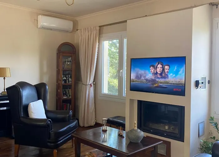 Lorantina Luxury Sea View House With Starlink Wifi Near Barbati & Ipsos Σπαρτύλας